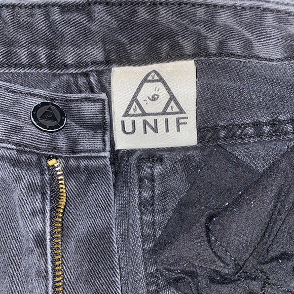 Black, Unif, size 25 jeans. - Picture 2 of 3